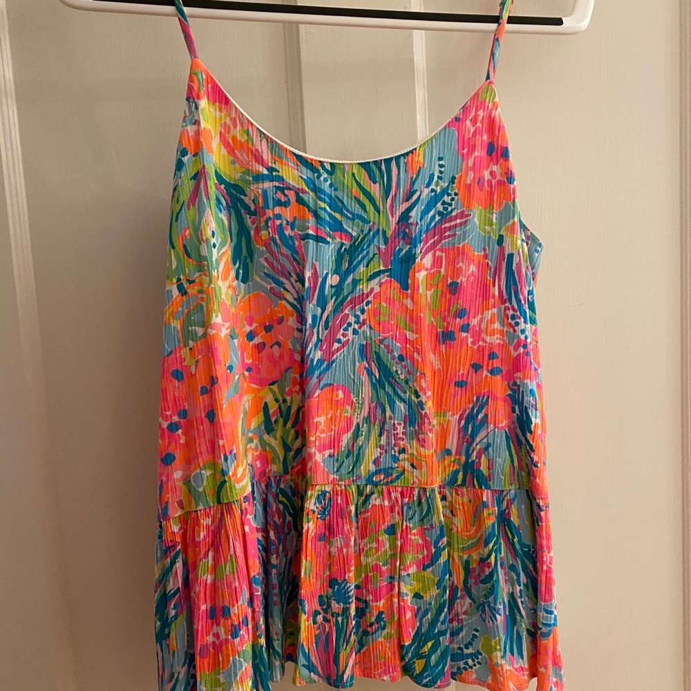 Lily Pulitzer flowy printed tank